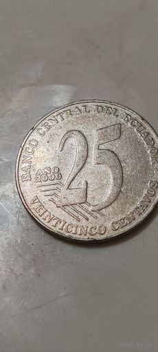 Эквадор 25 сентавос 2000