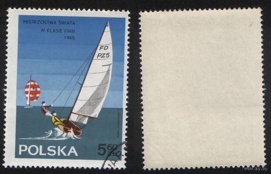 Польша (Mi)PL1593 (Яхты) 1965 год 5.60 zl Two Flying Dutchmen (a1-03 ТОРГ/ВАША ЦЕНА