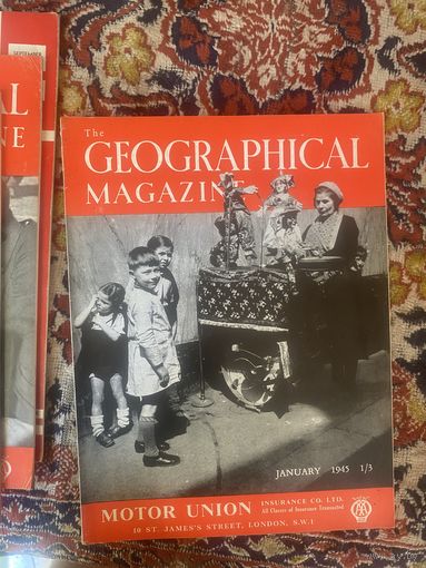 Журналы Geographical magazine. 1944, 1945 годы