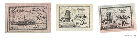 Австрия комплект из 3 нотгельдов 1920 года. Состояние UNC!