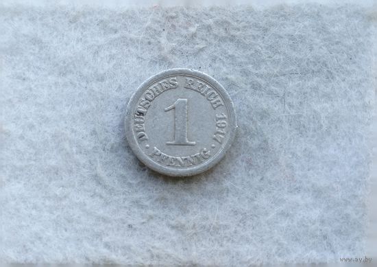 Werty71 Германия 1 пфенниг 1917 А