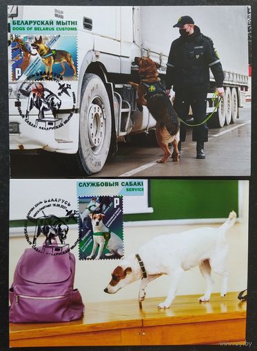 Беларусь 2021 КМ Служебные сабаки , 25 экз.