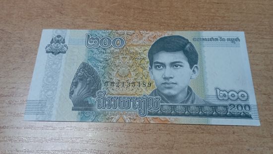 200 риэлей 2022 года Камбоджи **5890