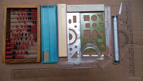 Линейки пенал счёты СССР