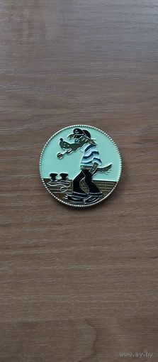Значок. Ну, Погоди! Волк моряк. САЗ.