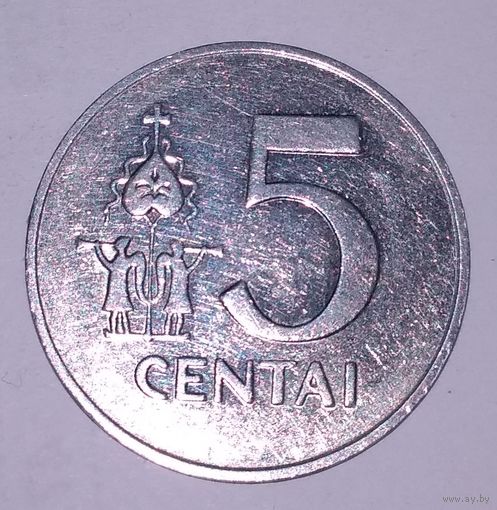 5 центов 1991 г. Литва