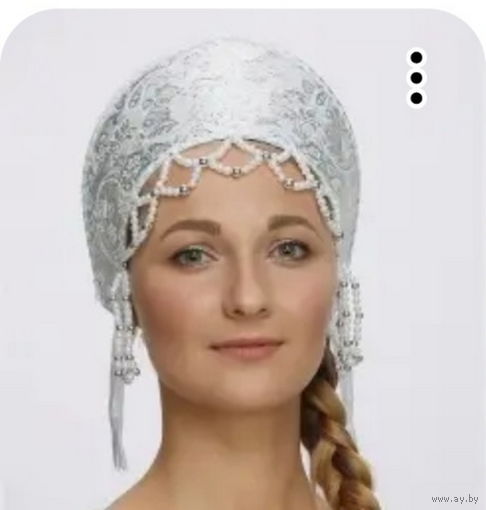 Кокошник для Снегурочки или Зимы, как новый