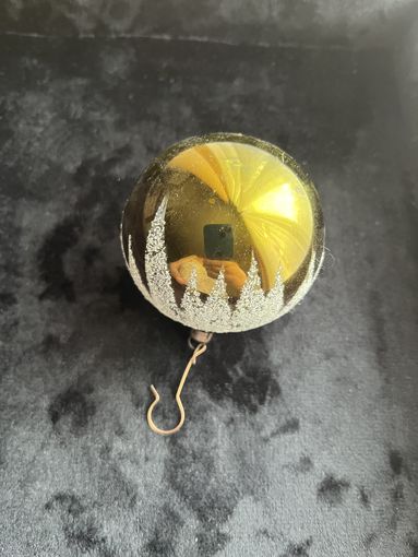Ёлочная игрушка ГДР тонкое стекло