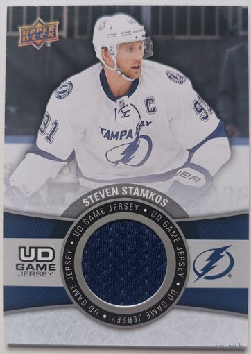 Хоккейная карточка НХЛ джерси Steven Stamkos (Тампа)