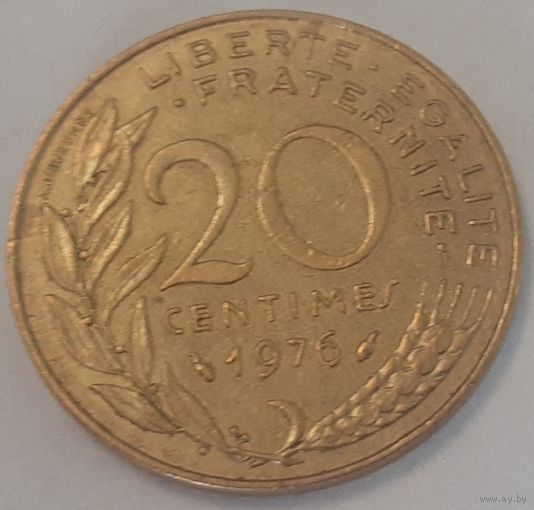 Франция 20 сантимов, 1976 (3-11-158)