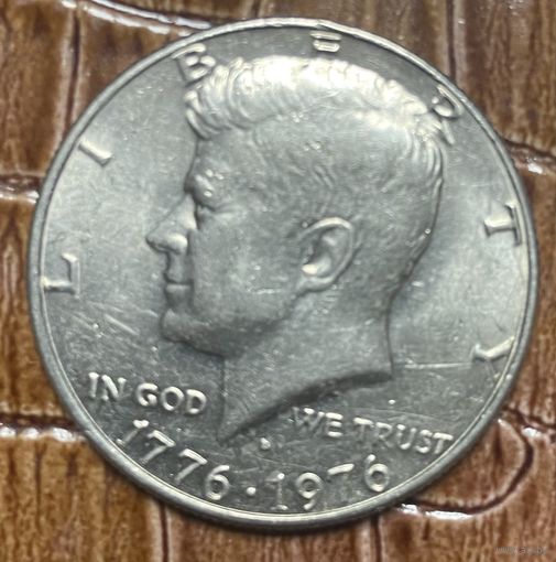 Монета 1/2 долларов 1976 год. США. 200 лет независимости США.