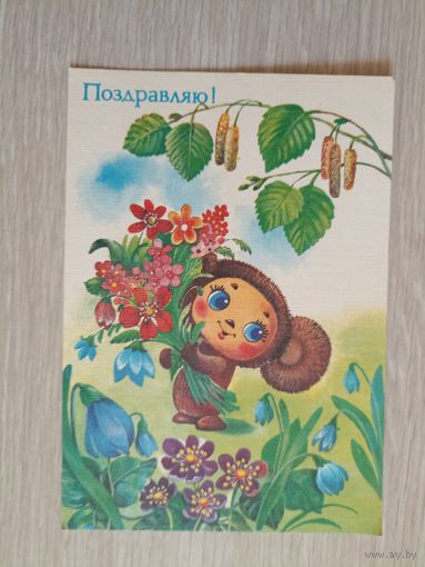 Жебелева Поздравляю!1989 Художник мультфильма Шварцман