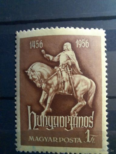 1956 Венгрия  Тетбеш Статуя Яноша Хуньяди