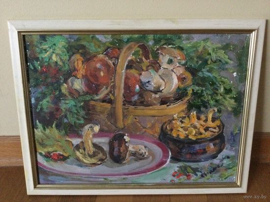 Алла Замай. Грибы.1975 г.к/м