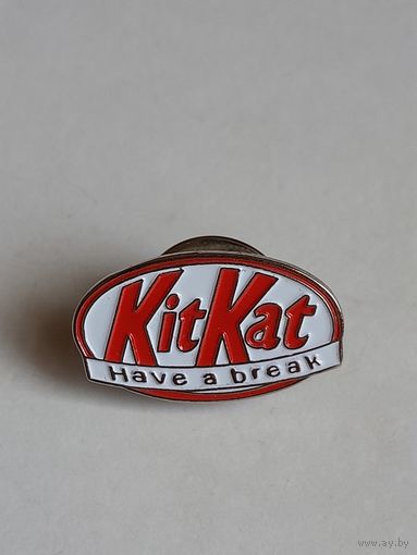 Значок Kit Kat, металл.