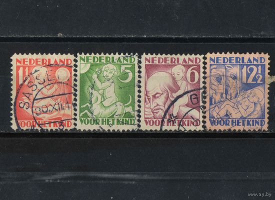 Нидерланды 1930 Вып Для детей Времена года Полная #236А-239А