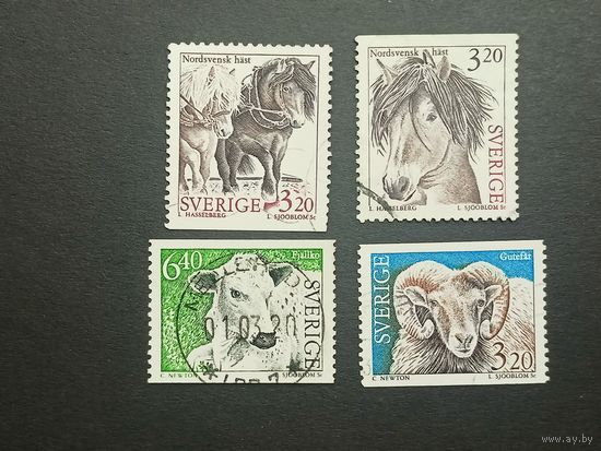 Швеция 1994. Домашние животные. Полная серия