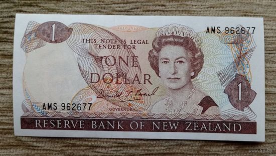 Werty71 Новая Зеландия 1 доллар 1989 - 1992 банкнота