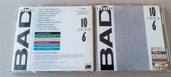 Bad Company – 10 From 6 (USA 1985 аудио CD)