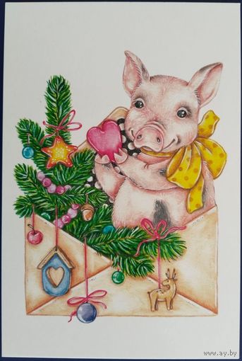 Новогоднее поздравление. А.Поддубная. Россия. 2018 г.