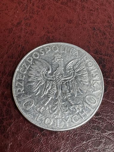 10 злотых Ядвига 1933