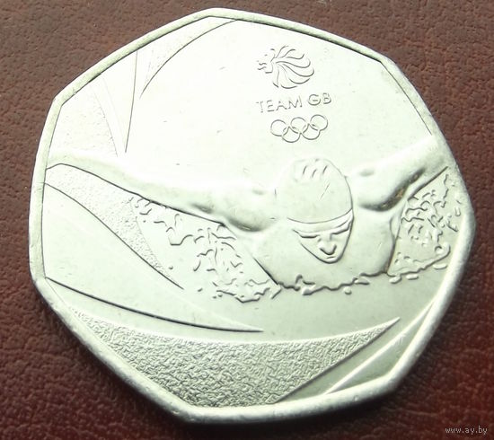 Великобритания. 50 пенсов 2016