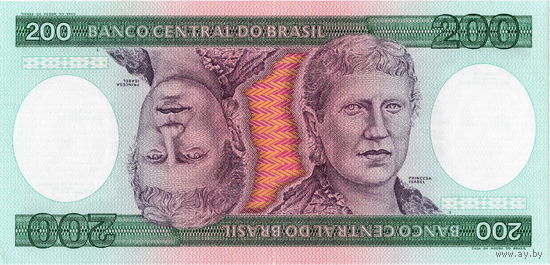Бразилия, 200 крузейро обр. 1981 г., UNC