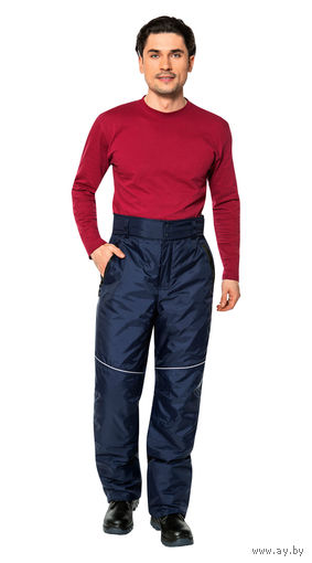 Брюки утепленные рабочие Трек (цвет темно-синий)