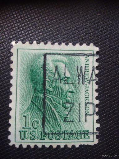 США. Э.Джексон. 1961г. гашеная