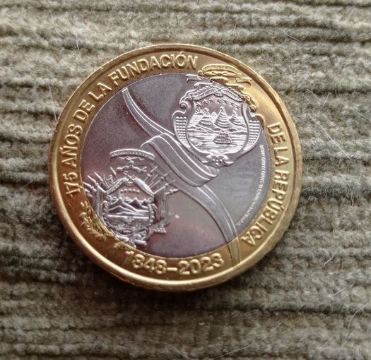 Werty71 Коста-Рика 500 колонов 2023 175 лет основанию Республики Биметалл