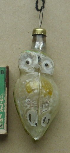 Ёлочная игрушка. Сова. Ё-22.
