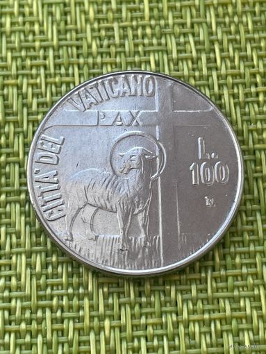 Ватикан 100 лира 1984 г