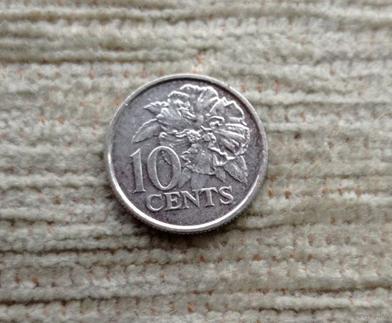 Werty71 Тринидад и Тобаго 10 центов 2015 Цветок Гибискус