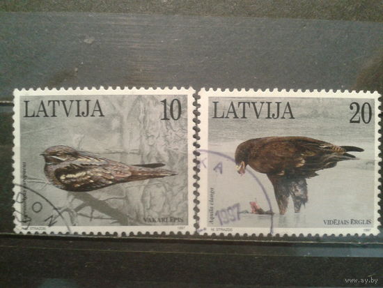 Латвия, 1997. Птицы