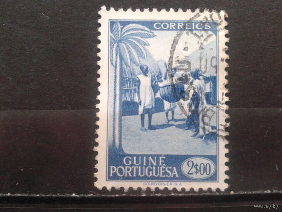 Гвинея, колония Португалии, 1948. Стандарт, барабанщик. Mi-1,7 евро гаш.