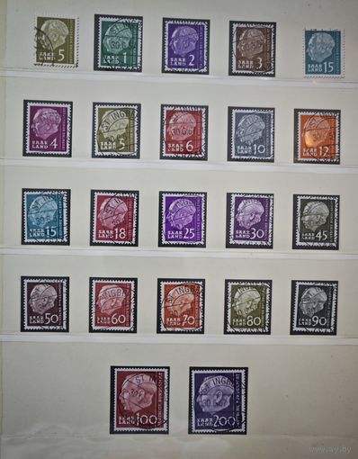 Саар 1957-1959 каталог 210 евро