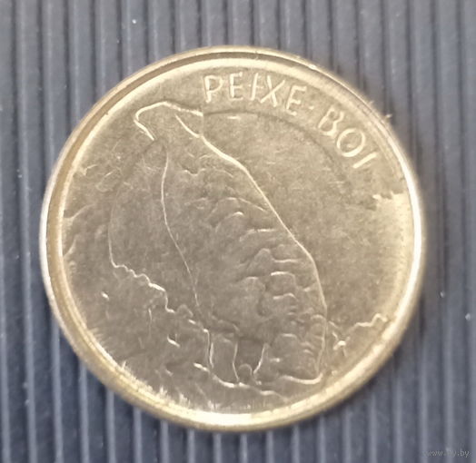 Бразилия 100 крузейро 1992 год Серия Животный мир Бразилии - ламантин