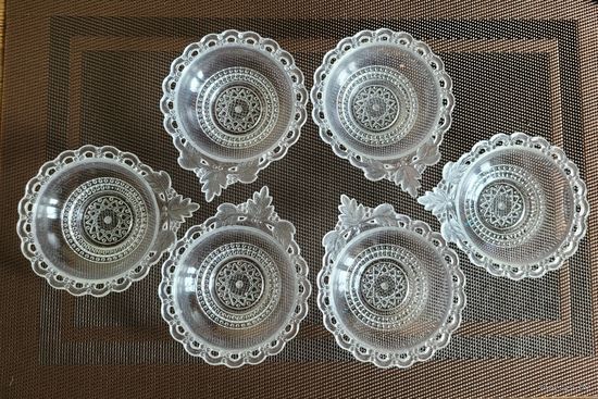 Розетки для варенья, 6 шт., пластик, ретро СССР.