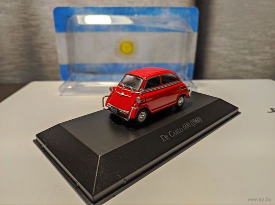 BMW 600 De Carlo 1:43 Altaya машинка металлическая модель автомобиля коллекционная бмв