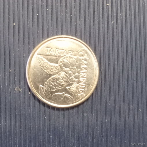 Бразилия 500 крузейро 1992 год морская черепаха - животный мир Бразилии