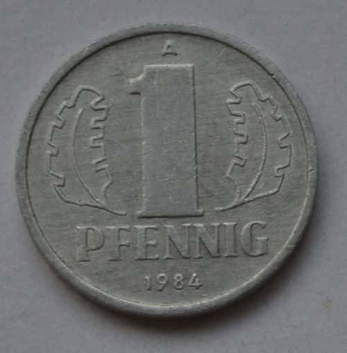 Германия - ГДР 1 пфенниг, 1984 г.
