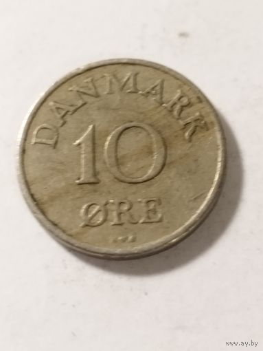 Дания 10 оре 1949