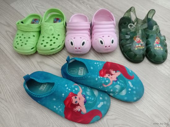 Обувь для пляжа, бассейна,сланцы, кроксы, коралки