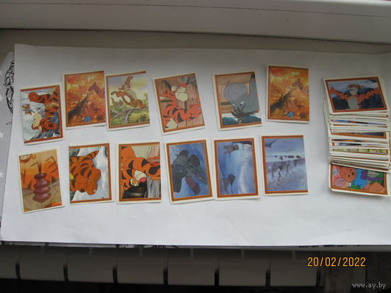 Наклейки приключения Тигрули Panini