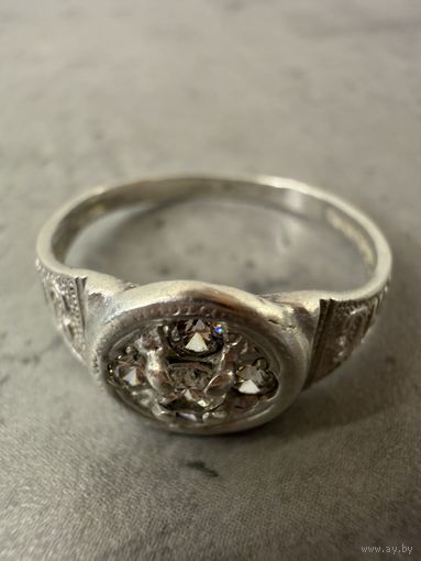 Кольцо СЕРЕБРО  18.25 р-р (18).  Распродажа коллекции!!!