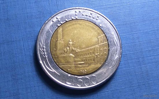 500 лир 1982. Италия.