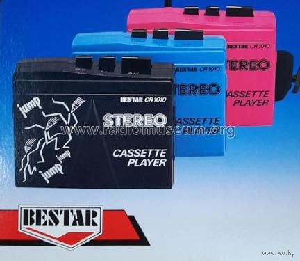 Stereo Cassette Player CR 1010  Б/У 1 ШТ.ЧЕРНЫЙ.