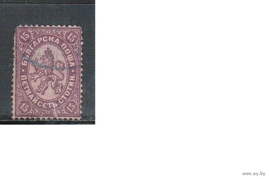 Болгария(Княжество)-1882, (Мих.17), гаш., Стандарт, Герб,