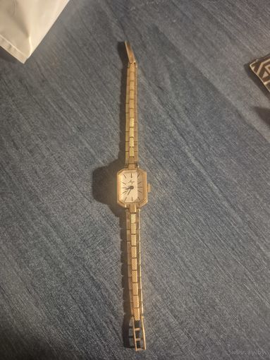 Часы луч . Позолота . Au1 + звенья