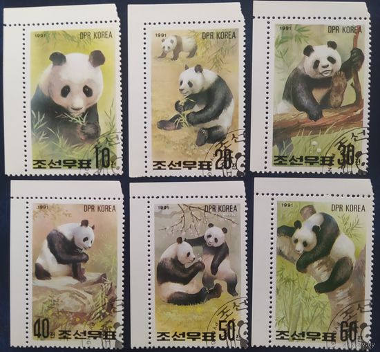 КНДР 1991 панда.